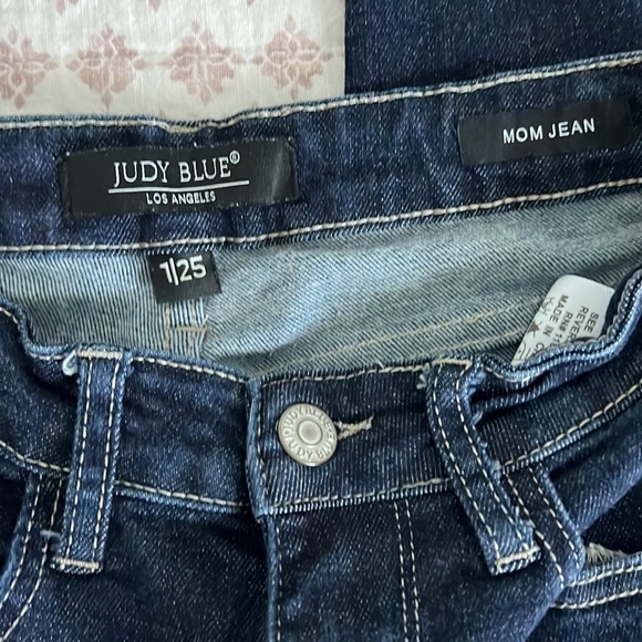 Judy Blue High Waist Dark Blue Mom Jean Size 25 Style # JB88273 - Picture 12 of 17